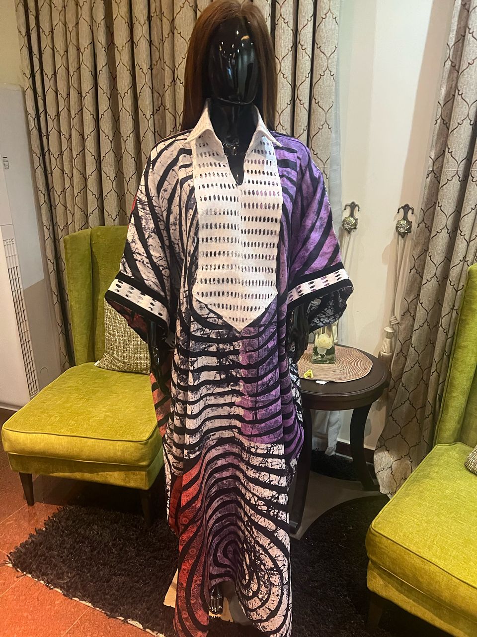 purple dress